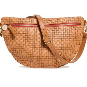 Clare V Tan Grande Leather Fanny